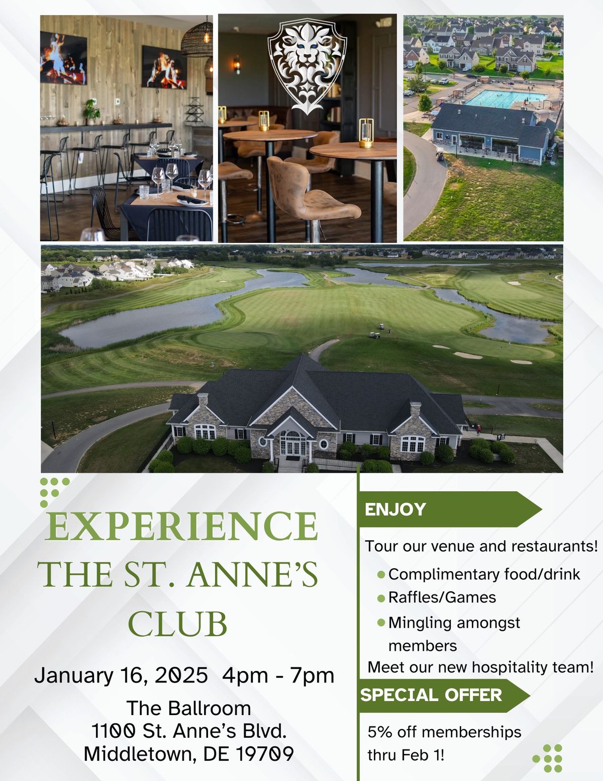 You\u2019re Invited to Experience The St. Anne\u2019s Club 