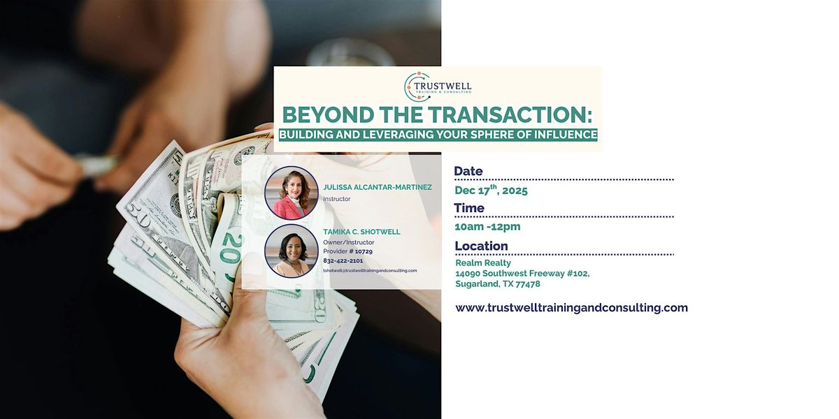 Beyond the Transaction:
