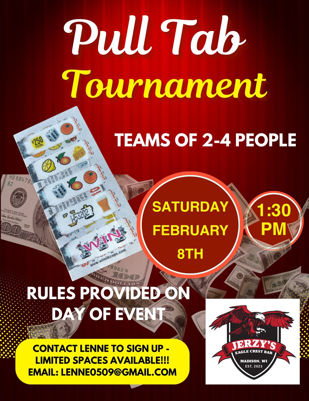 PULL TAB TOURNAMENT