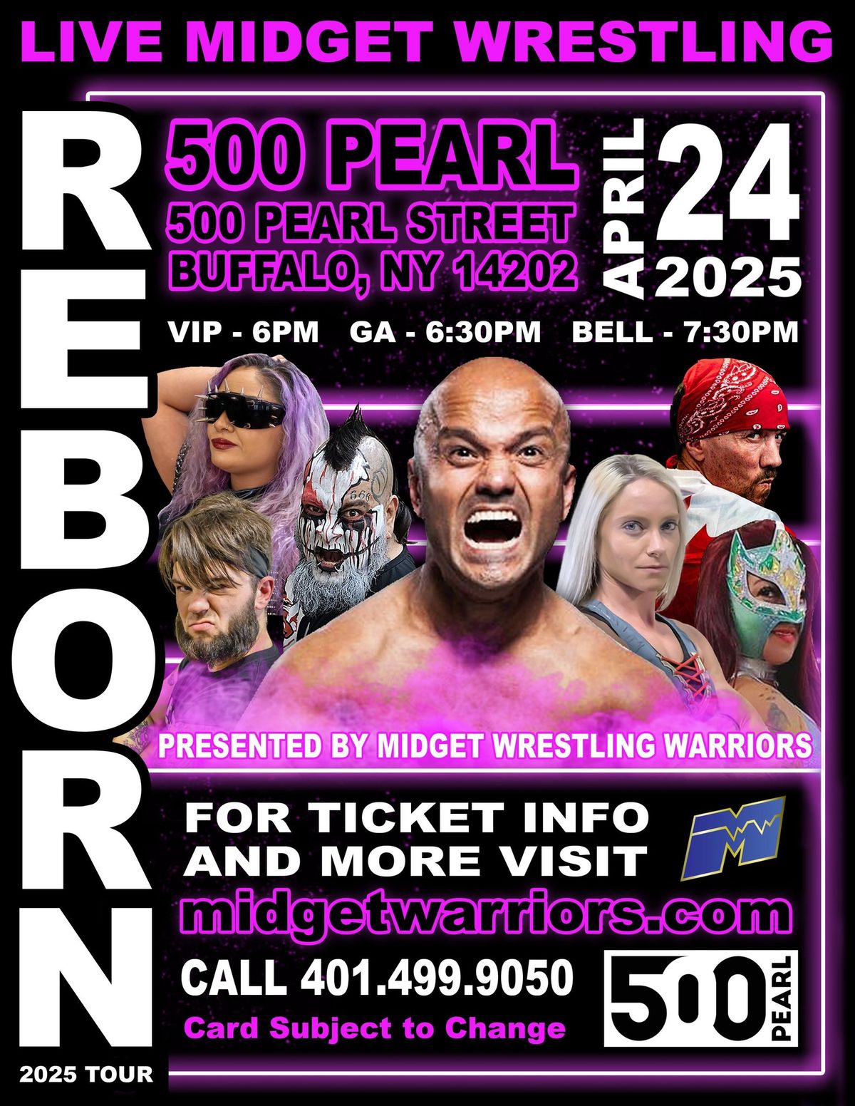 The Midget Wrestling Warriors "Reborn" Tour