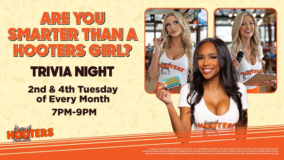 Trivia Night at Hooters of Raleigh