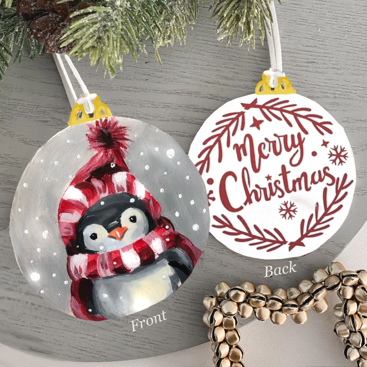 Make Your Own Peppermint Penguin Ornament