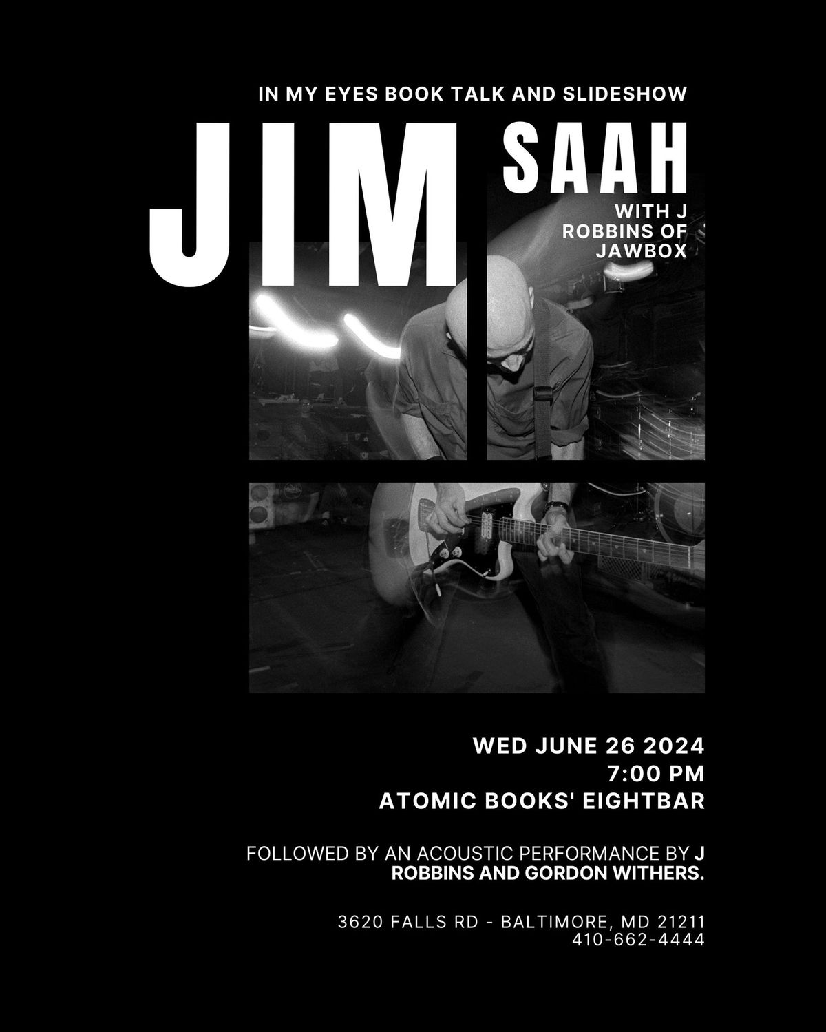 Jim Saah's In My Eyes, with J Robbins