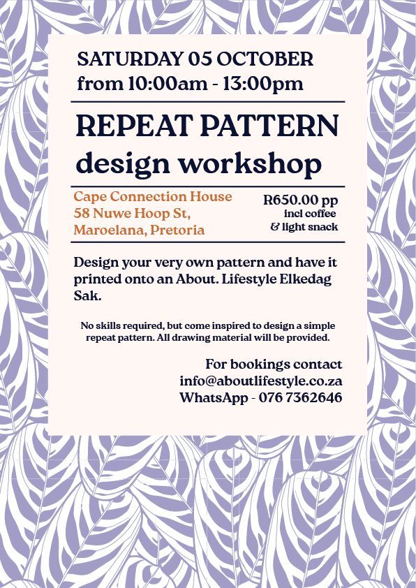 Repeat Pattern Design Workshop