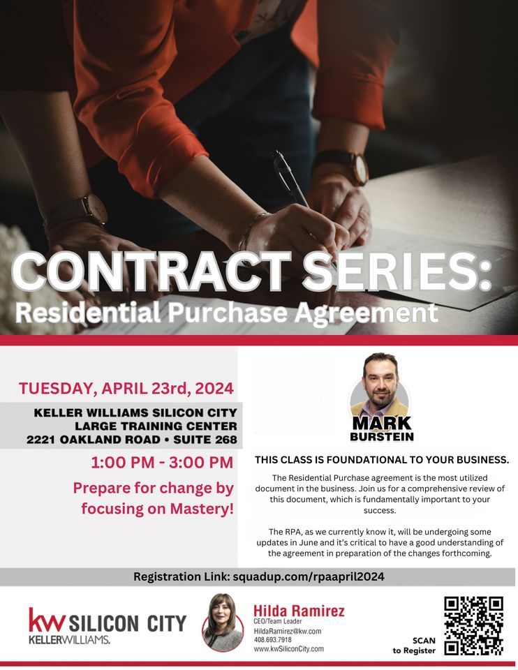 Contract Series: CAR Residential Purchase Agreement
