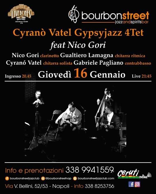 Cyran\u00f2 Vatel GypsyJazz 4TeT Feat NICO GORI