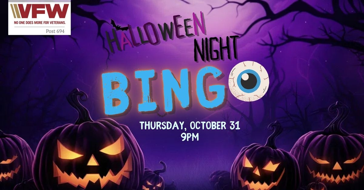 Halloween Night Bingo - After Trick or Treat