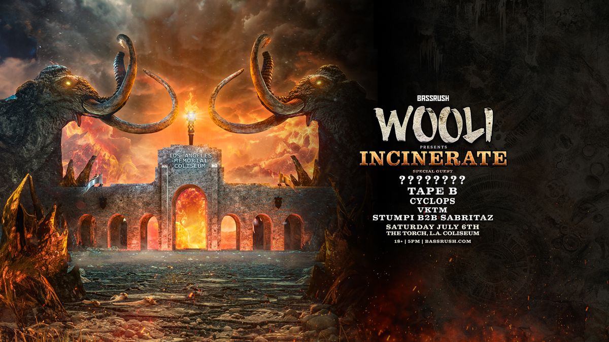 Bassrush presents: Wooli - 'Incinerate' Tour