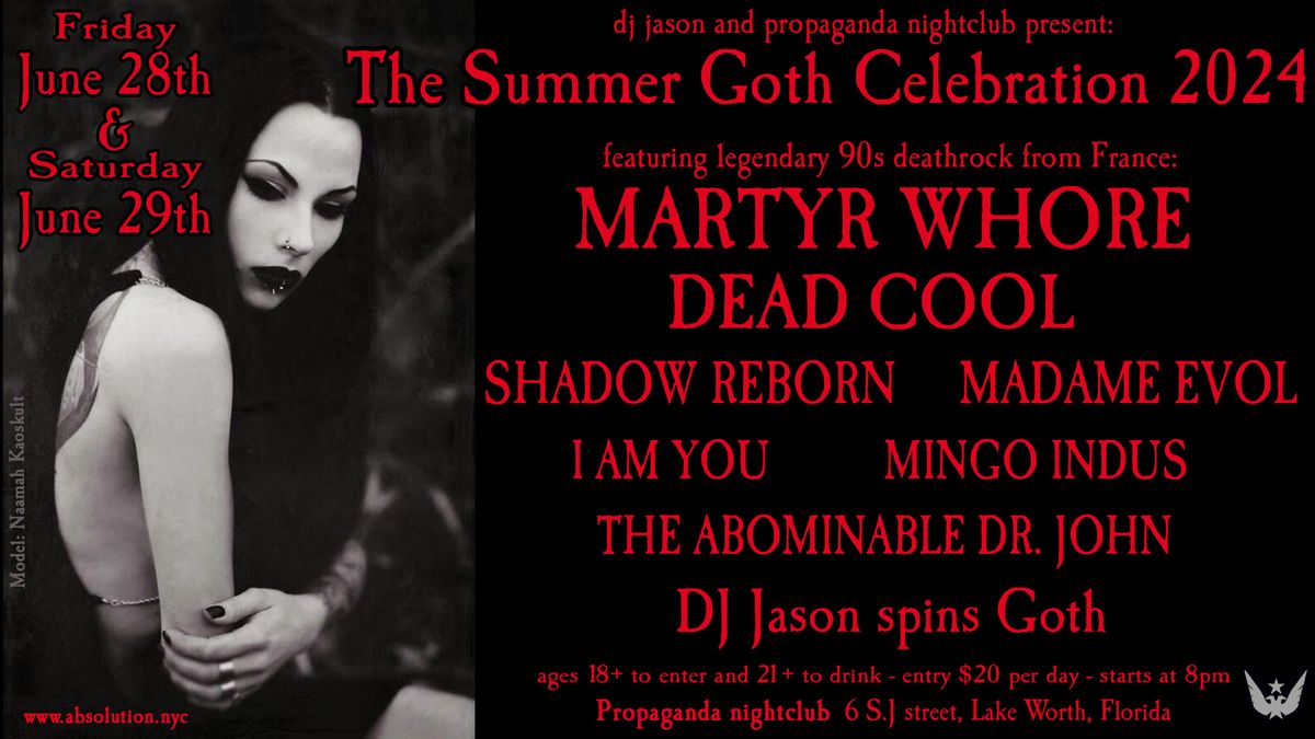 Summer Goth Celebration 2024 ~ Two Day Event