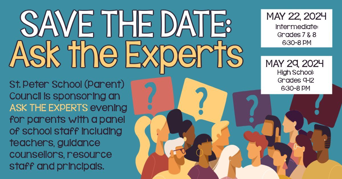 Ask the Experts (Grades 9-12): Everything you've always wanted to know about life at St. Peter