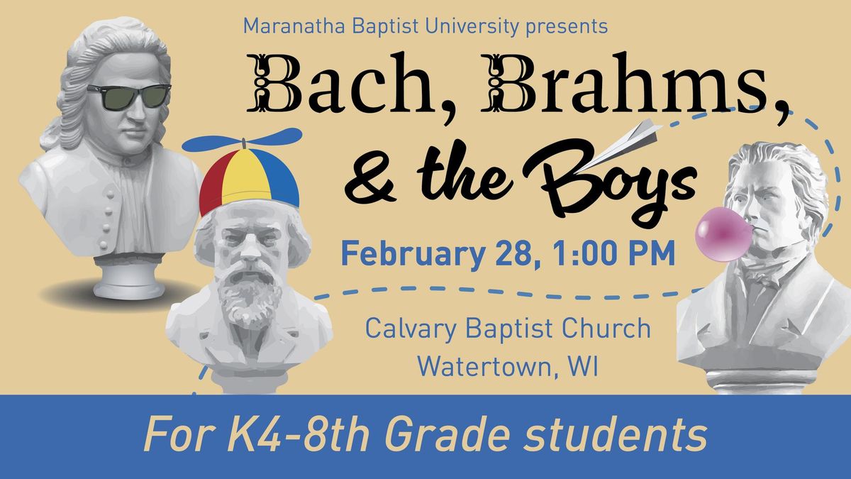 2025 Classical Kids' Concert - Bach, Brahms, and the Boys