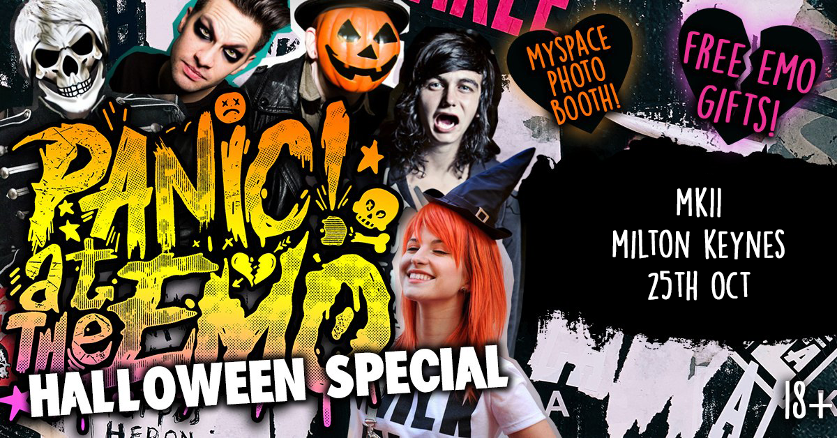 Panic At The Emo: Halloween Special Clubnight at MK11, Milton Keynes