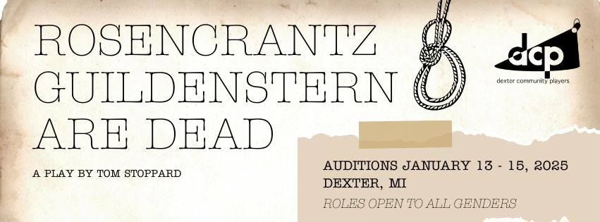 DCP Auditions: Rosencrantz & Guildenstern Are Dead