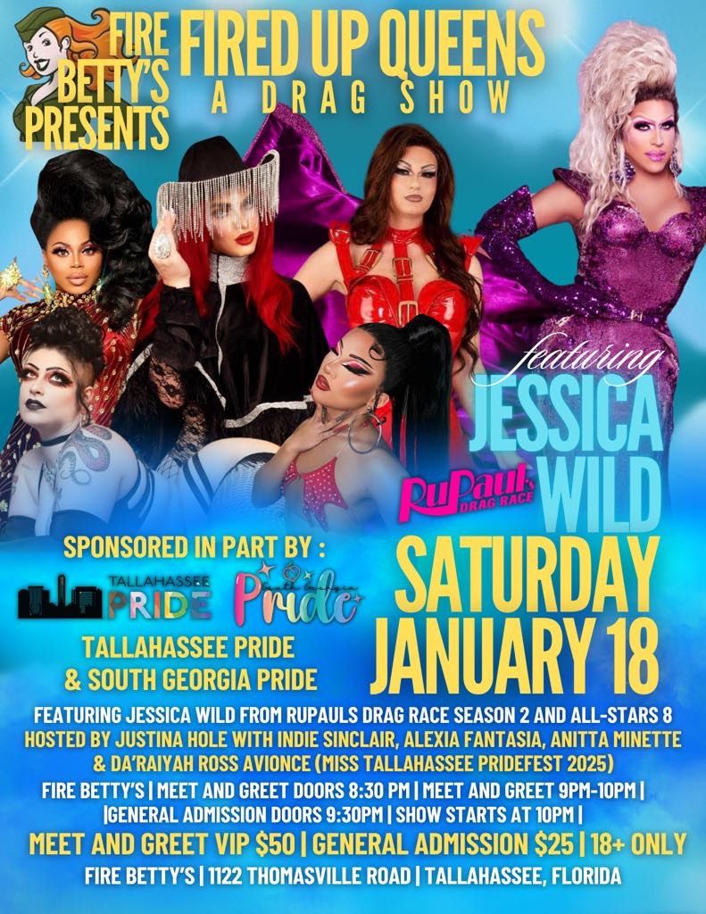 Jessica Wild Drag Show at Fire Betty\u2019s