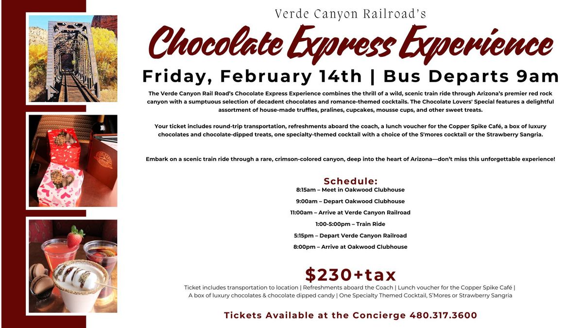 Verde Canyon Railroad's Chocolate Express Experience