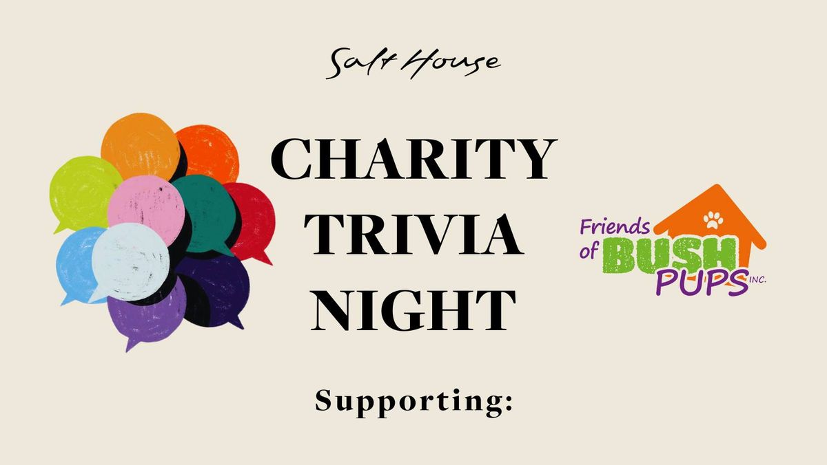 Charity Trivia Night - Friends of Bush Pups