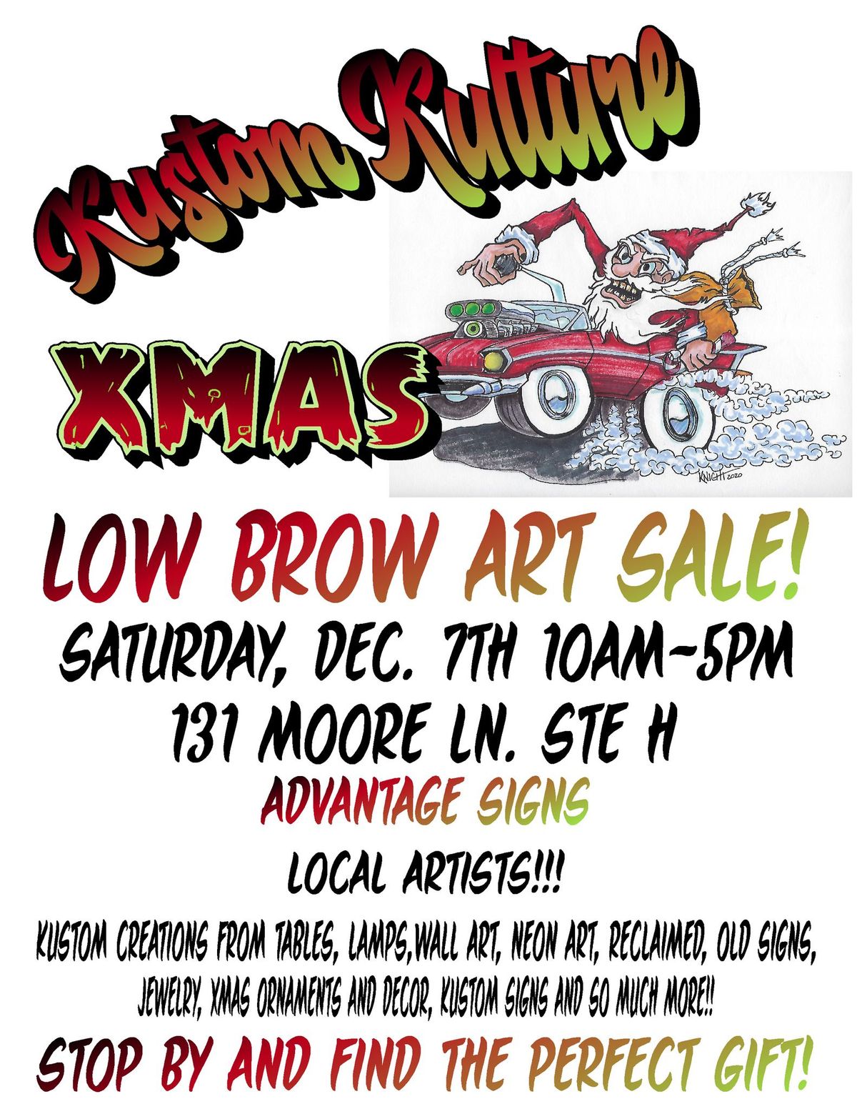 Kustom Kulture Xmas Sale