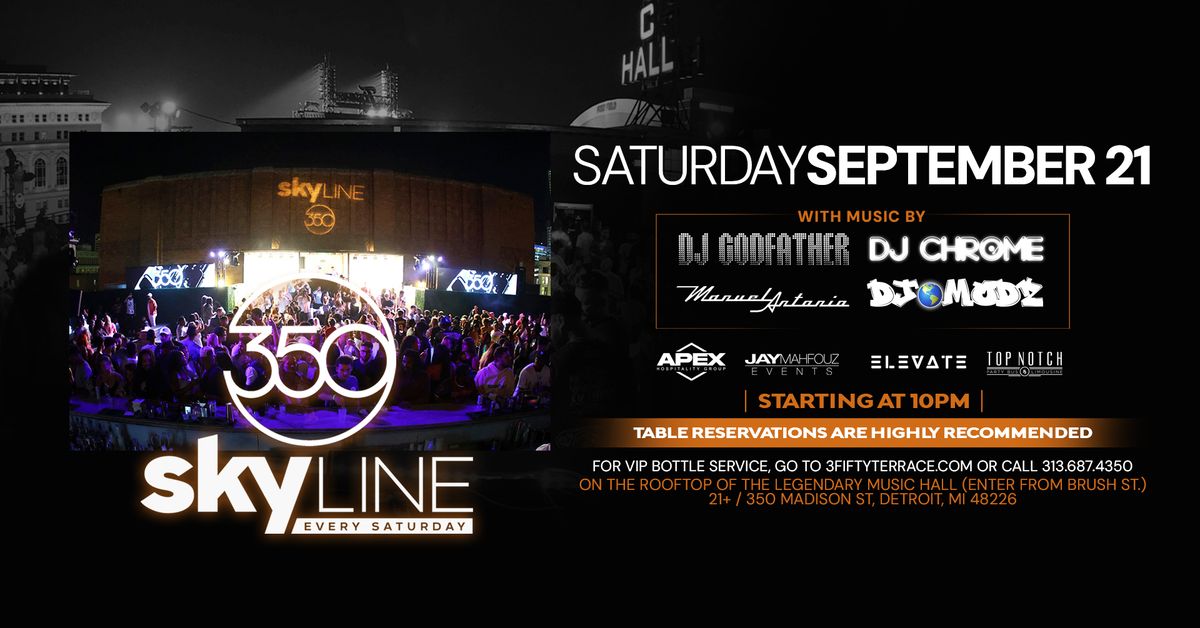 Skyline Saturday at 3Fifty Terrace on September 21