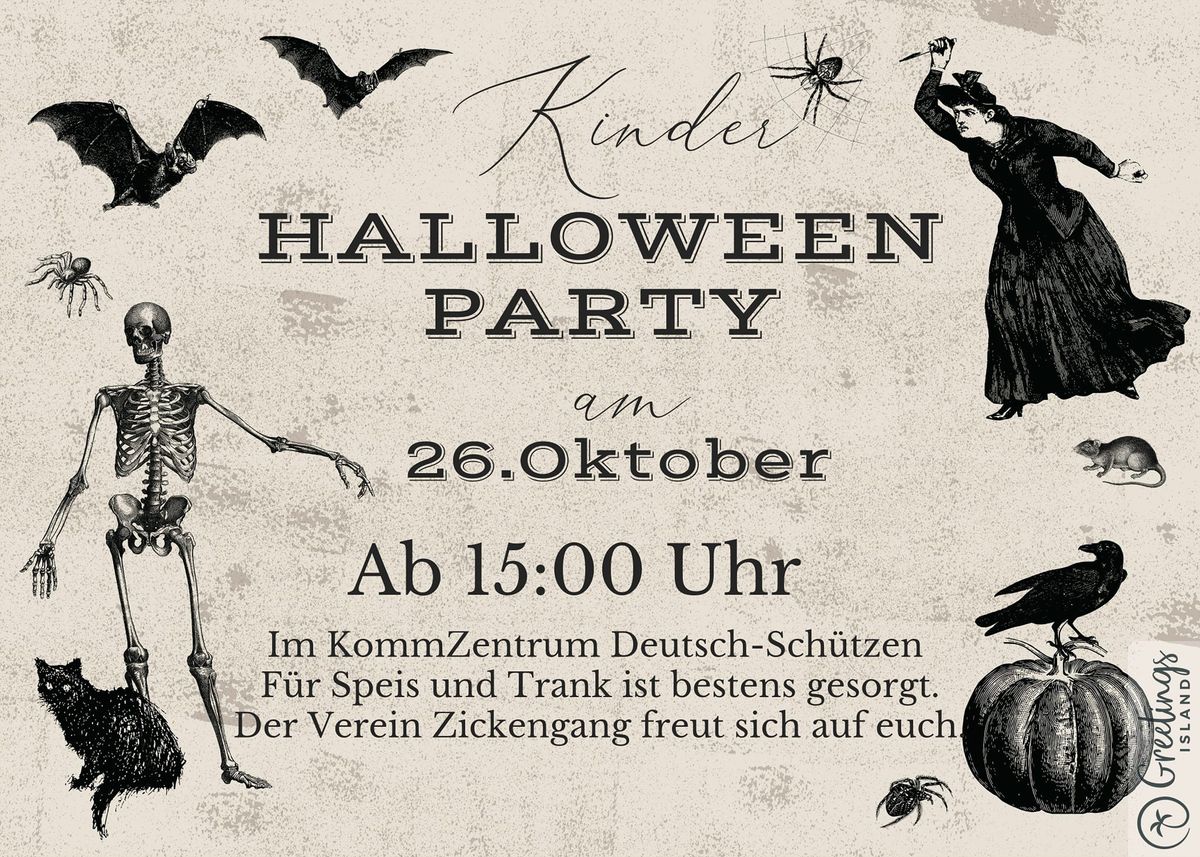 Kinder Halloweenparty