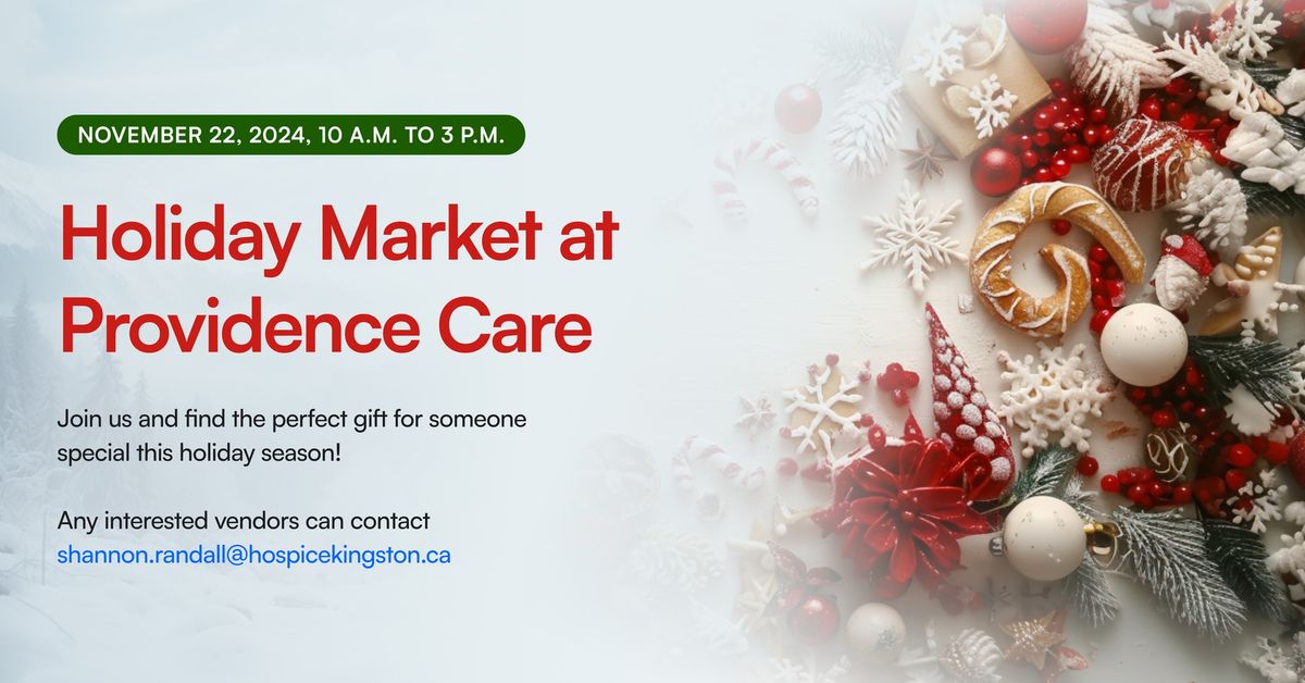 Holiday Market at Providence Care Hospital