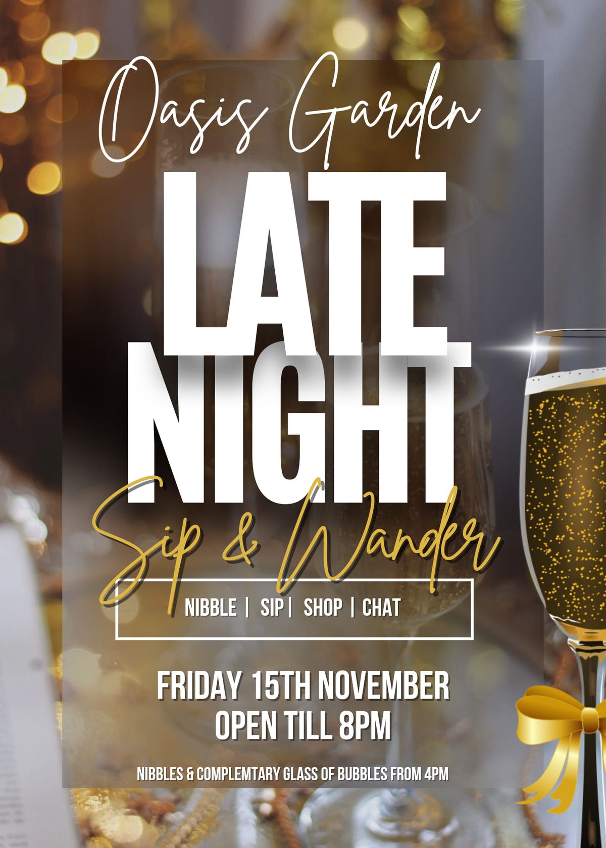 Sip & Wander - Late Night Shopping