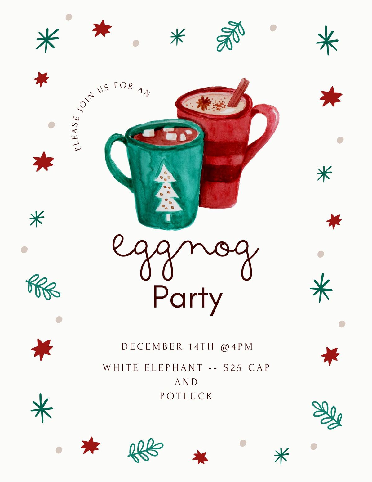 Egg Nog Party & Gift Exchange 