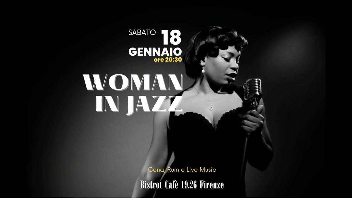 Cena, Rum e Live Music "WOMAN IN JAZZ"