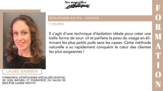 Formation > Epilation au fil - Visage - 21 oct 21 - Paris - Laure Barbier