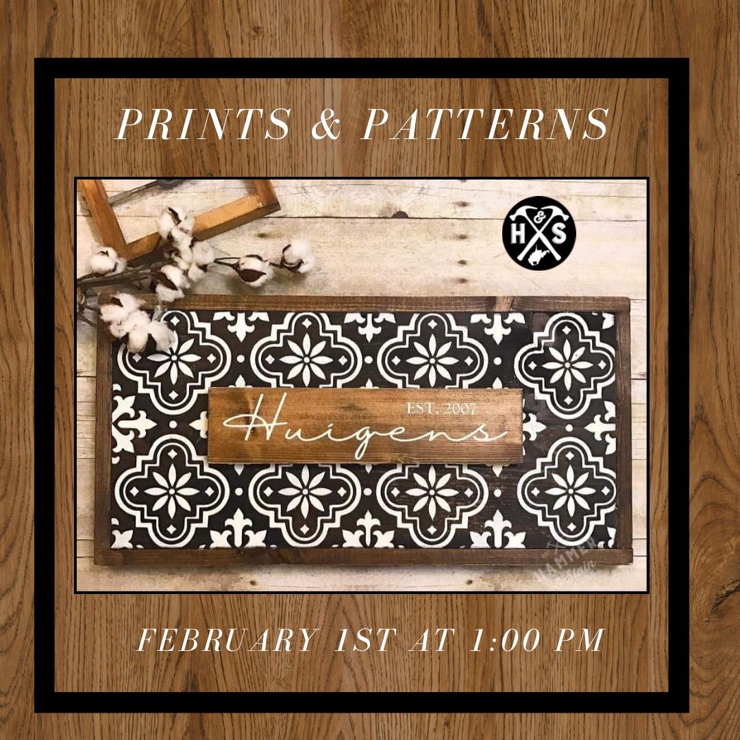 Prints & Patterns Workshop