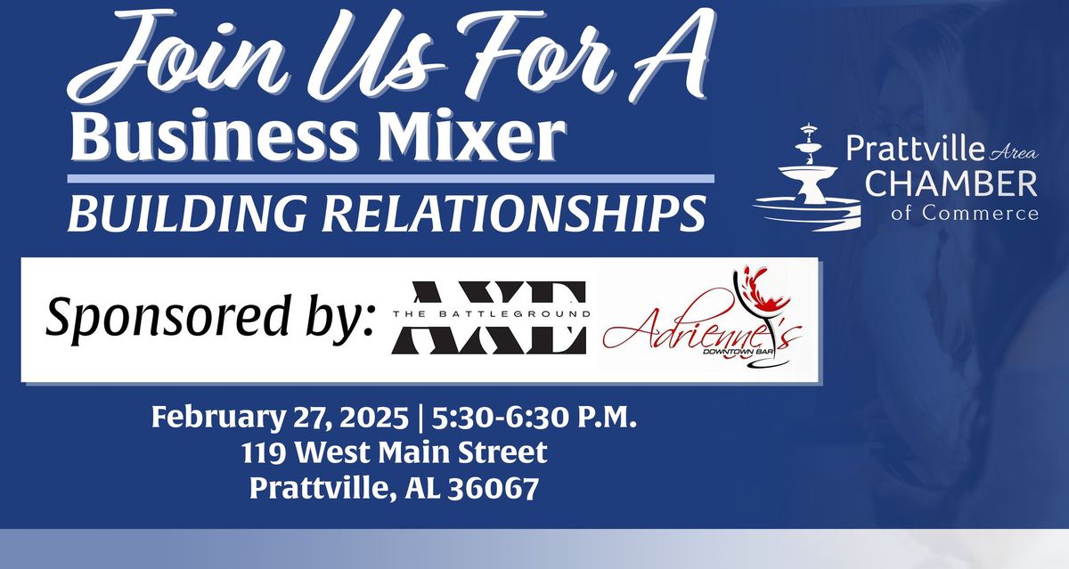 Business Mixer- Sponsored by Battleground Axe