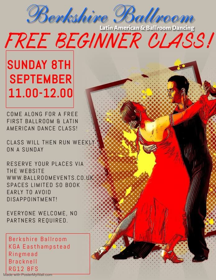 FREE Beginner Ballroom & Latin American Class!