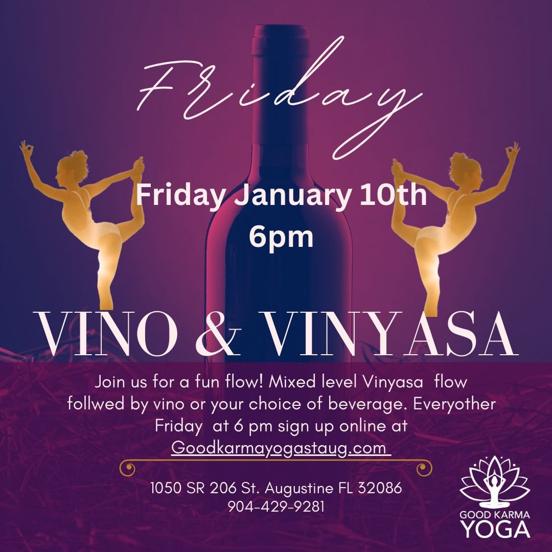 Yogalates & Vino Fun Friday Continues