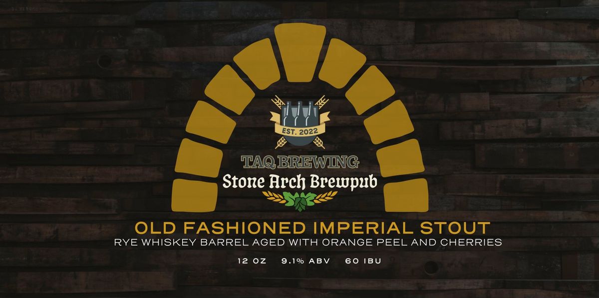 Collaboration Release: Barrel Aged Whiskey Old Fashioned Imperial Stout