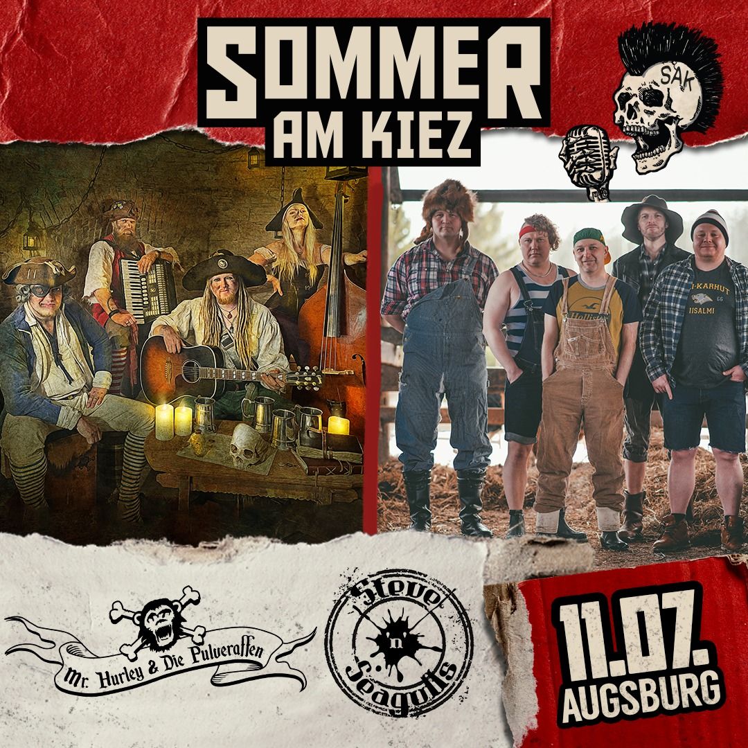 Mr. Hurley & Die Pulveraffen + Steve'n'Seagulls | Sommer am Kiez 2025