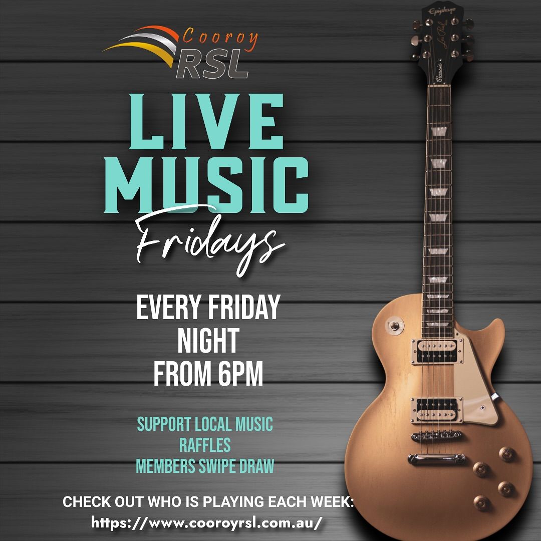 Friday Night Live Music, Raffles + Members Swipe Draw!