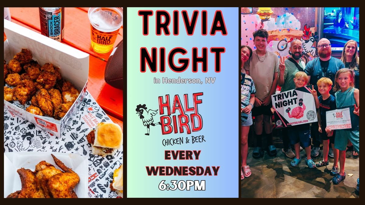 TRIVIA NIGHT @ Half Bird