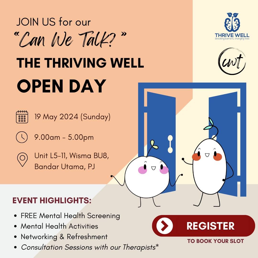 "Can We Talk": The Thriving Well Open Day!