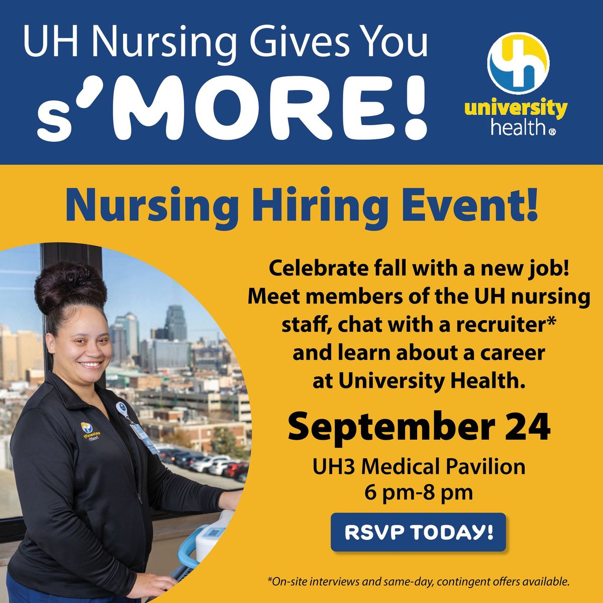 University Health Downtown KC Fall Nurse Hiring Event! RSVP Today