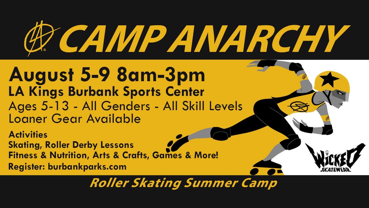 Camp Anarchy Summer Roller Derby Camp August 2023 Session
