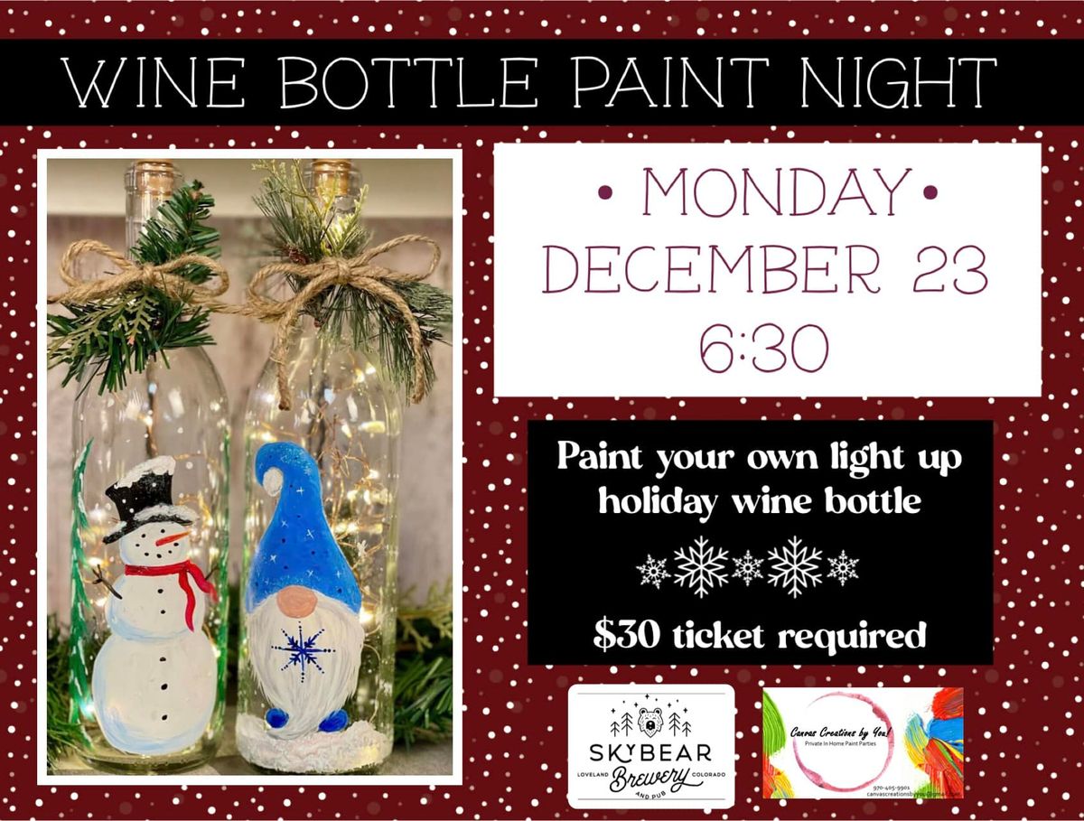 Paint a Wine Bottle