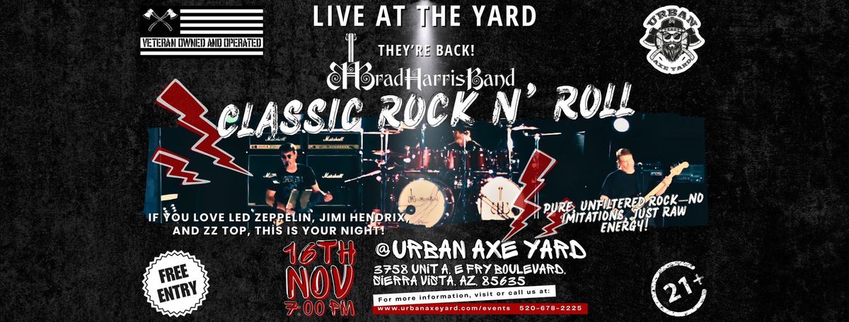 Brad Harris Band @ Urban Axe Yard