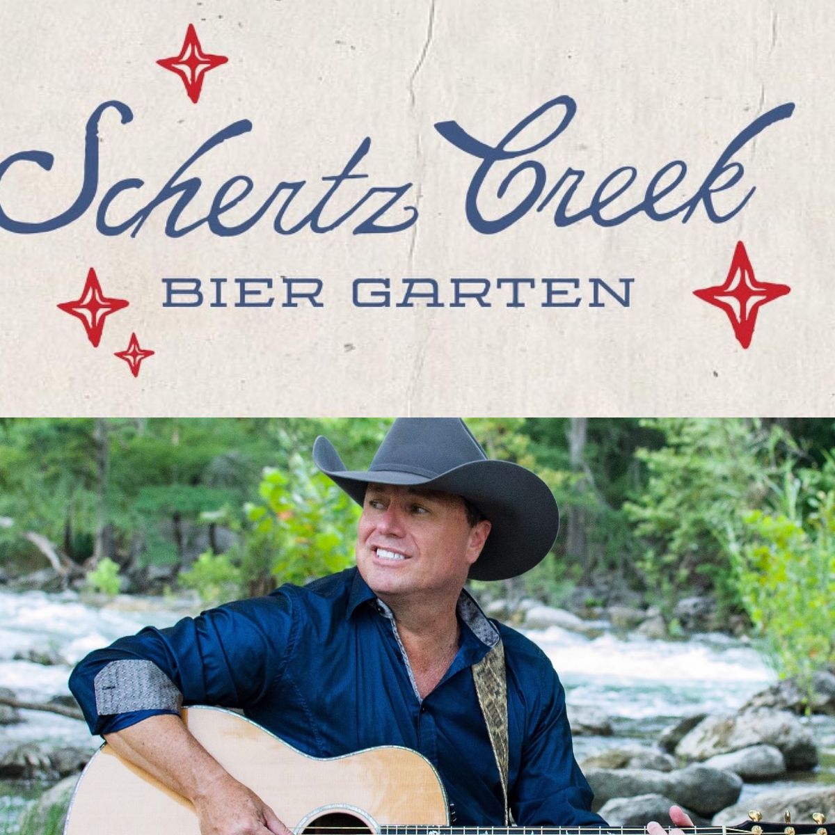 Bill Ayers acoustic at Schertz Creek Bier Garten 