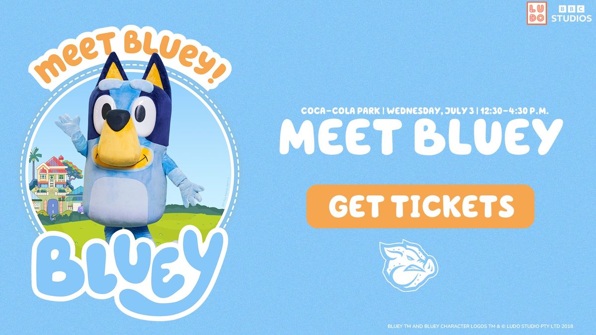 Come Meet Bluey at Coca-Cola Park on July 3rd!
