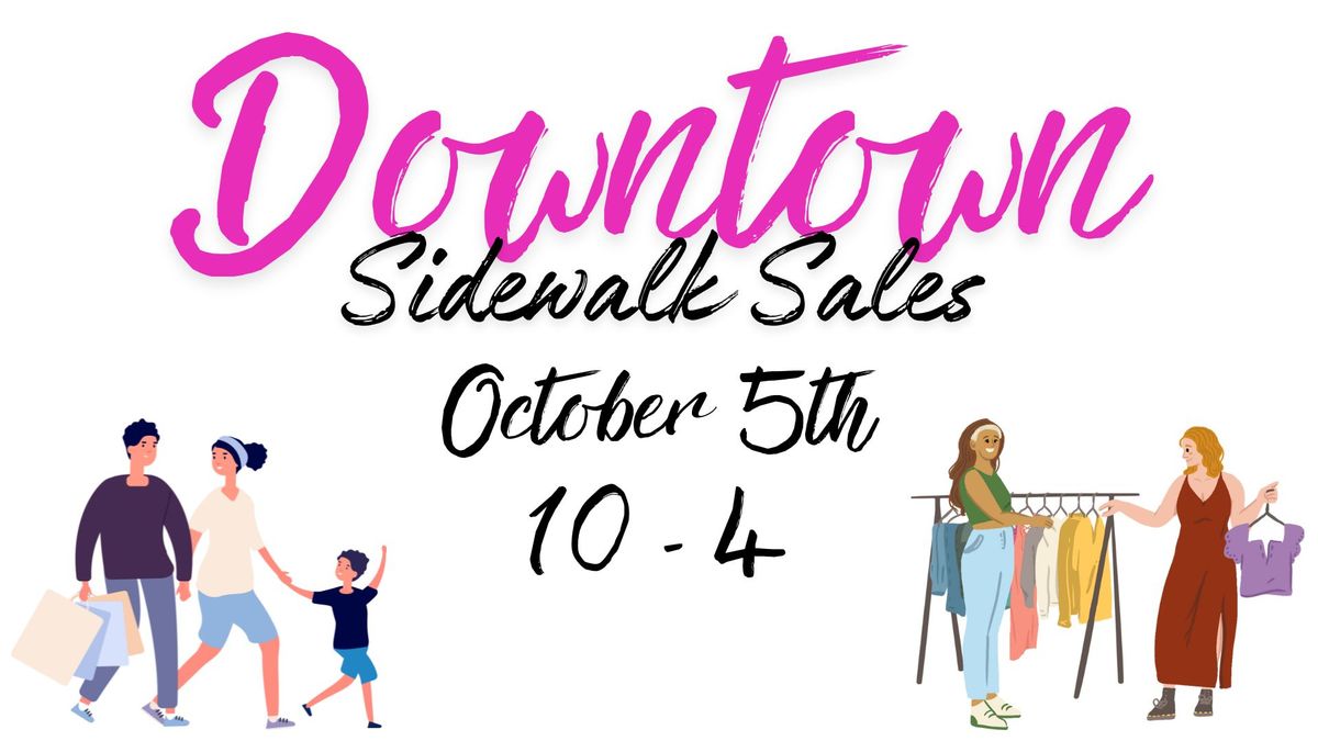 Downtown Fall Sidewalk Sales & Gun Raffle 