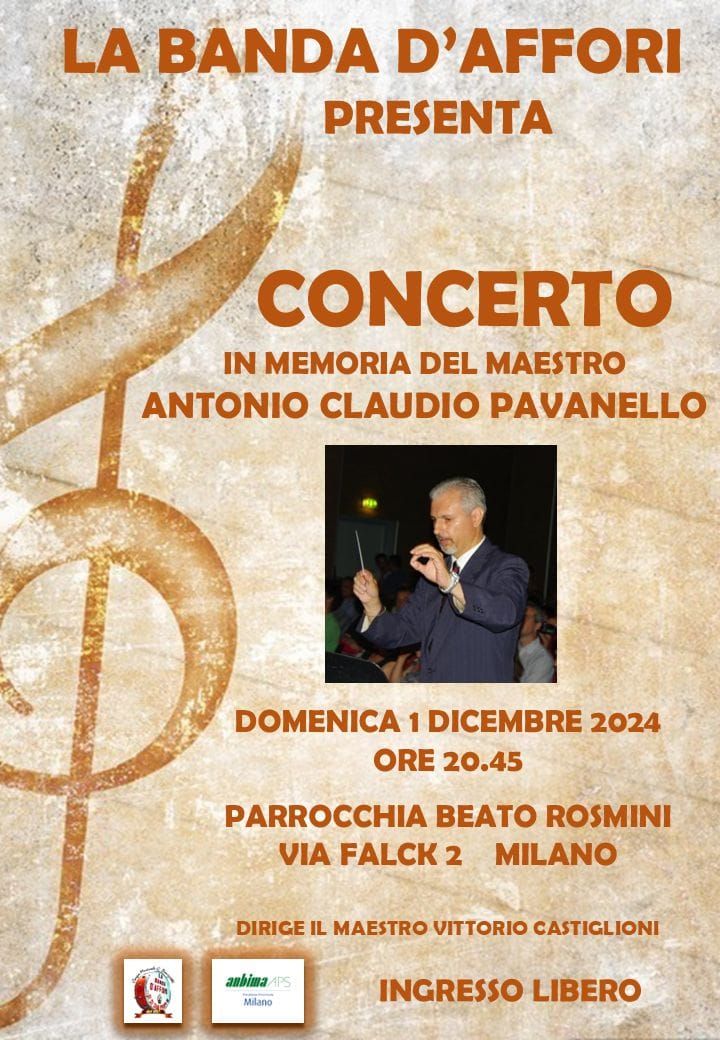 Concerto in memoria del maestro Antonio Claudio Pavanello