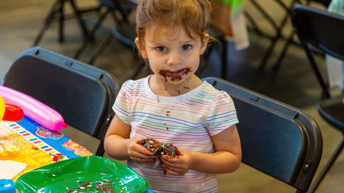 Donut Decorating at Family Night