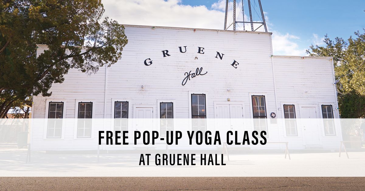 International Day of Yoga at Gruene Hall