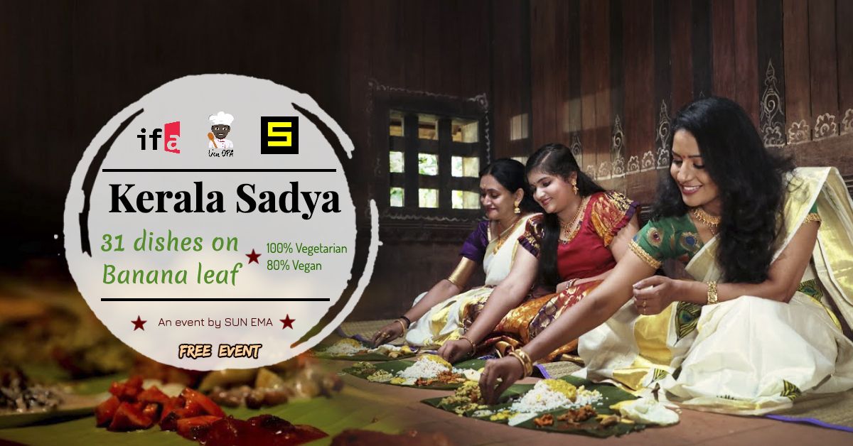 Kerala Sadya (31 dishes on Banana leaf)