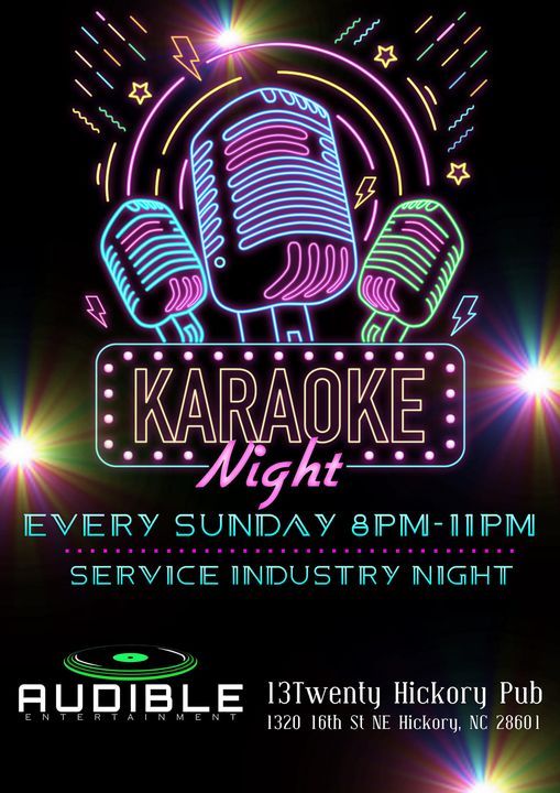 Karaoke/Dance Night at 13twenty, 13Twenty Hickory Pub, 25 ...