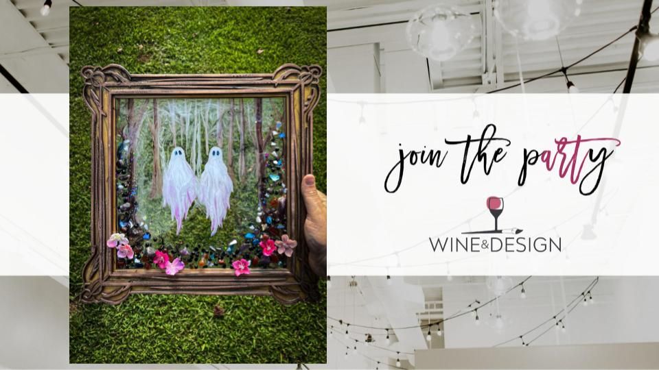 NEW! 16" Til Death Painted + Resin Frame | Wine & Design